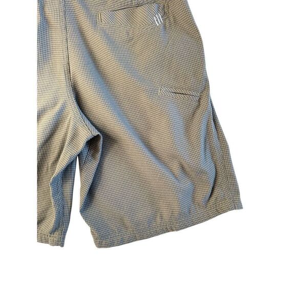 Lululemon Mens Shorts Size 36 Checkered Chino Metal Button Stretch Style - Picture 10 of 14